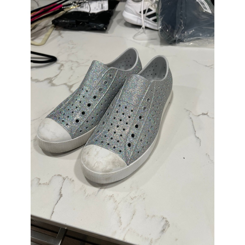Native Shoes Jefferson Bling Disco/White Women's 11